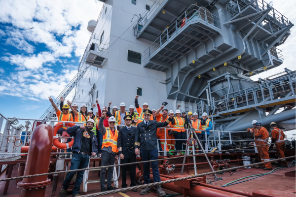 Crew at Oshawa Port